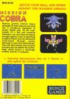 Mission Cobra Box Art Back